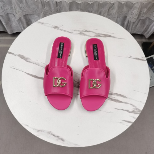 Cheap Dolce &amp; Gabbana D&amp;G Slippers For Women #1225357 Replica Wholesale [$122.00 USD] [ITEM#1225357] on Replica Dolce &amp; Gabbana D&amp;G Slippers