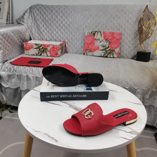 Cheap Dolce &amp; Gabbana D&amp;G Slippers For Women #1225358 Replica Wholesale [$122.00 USD] [ITEM#1225358] on Replica Dolce &amp; Gabbana D&amp;G Slippers