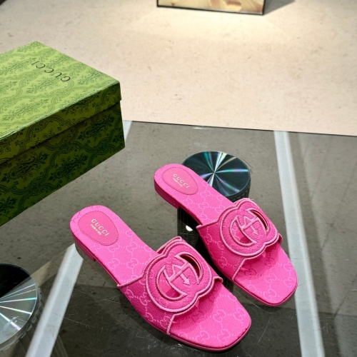 Cheap Gucci Slippers For Women #1225370 Replica Wholesale [$82.00 USD] [ITEM#1225370] on Replica Gucci Slippers