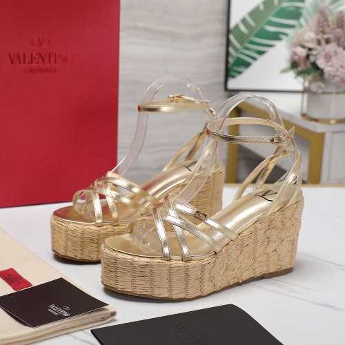 Cheap Valentino Sandal For Women #1225372 Replica Wholesale [$112.00 USD] [ITEM#1225372] on Replica Valentino Sandal