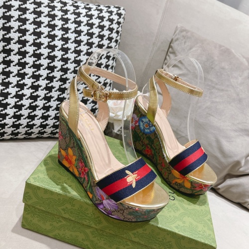 Cheap Gucci Sandal For Women #1225440 Replica Wholesale [$82.00 USD] [ITEM#1225440] on Replica Gucci Sandal