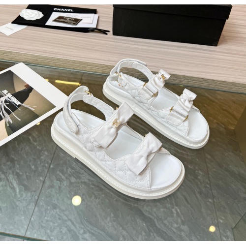 Cheap Chanel Sandal For Women #1225446 Replica Wholesale [$96.00 USD] [ITEM#1225446] on Replica Chanel Sandal