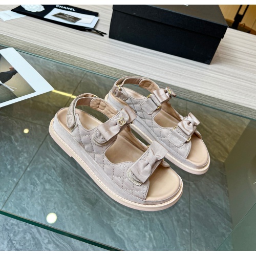 Cheap Chanel Sandal For Women #1225454 Replica Wholesale [$96.00 USD] [ITEM#1225454] on Replica Chanel Sandal