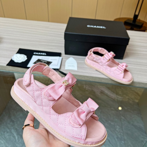 Cheap Chanel Sandal For Women #1225456 Replica Wholesale [$96.00 USD] [ITEM#1225456] on Replica Chanel Sandal