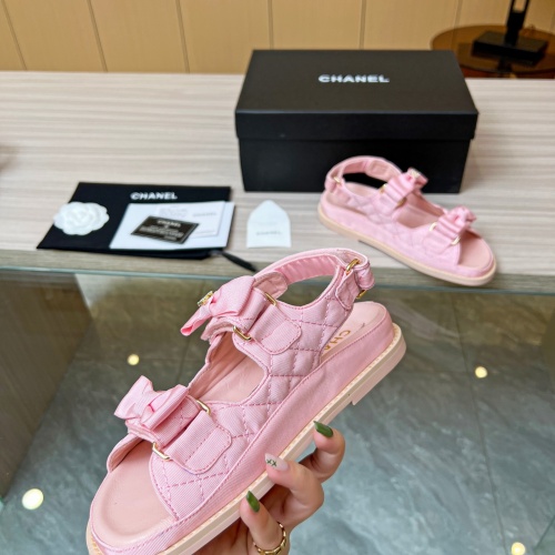 Cheap Chanel Sandal For Women #1225456 Replica Wholesale [$96.00 USD] [ITEM#1225456] on Replica Chanel Sandal