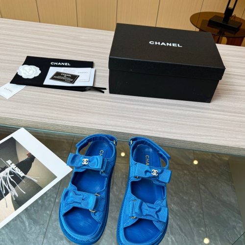 Cheap Chanel Sandal For Women #1225461 Replica Wholesale [$96.00 USD] [ITEM#1225461] on Replica Chanel Sandal