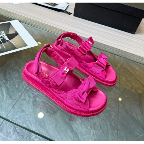 Cheap Chanel Sandal For Women #1225462 Replica Wholesale [$96.00 USD] [ITEM#1225462] on Replica Chanel Sandal