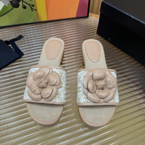 Cheap Chanel Slippers For Women #1225478 Replica Wholesale [$112.00 USD] [ITEM#1225478] on Replica Chanel Slippers