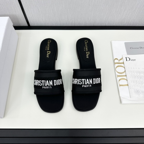 Cheap Christian Dior Slippers For Women #1225488 Replica Wholesale [$98.00 USD] [ITEM#1225488] on Replica Christian Dior Slippers