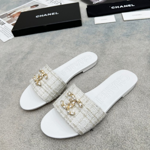 Cheap Chanel Slippers For Women #1225492 Replica Wholesale [$82.00 USD] [ITEM#1225492] on Replica Chanel Slippers