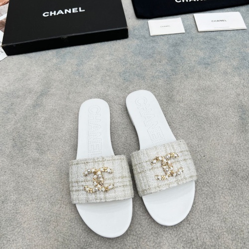 Cheap Chanel Slippers For Women #1225492 Replica Wholesale [$82.00 USD] [ITEM#1225492] on Replica Chanel Slippers