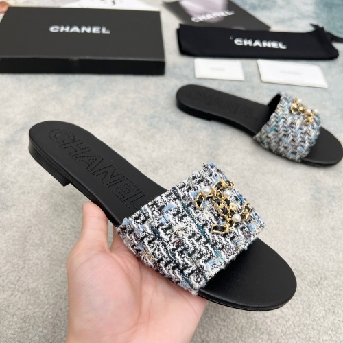 Cheap Chanel Slippers For Women #1225493 Replica Wholesale [$82.00 USD] [ITEM#1225493] on Replica Chanel Slippers