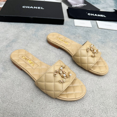 Cheap Chanel Slippers For Women #1225495 Replica Wholesale [$82.00 USD] [ITEM#1225495] on Replica Chanel Slippers