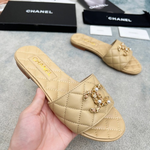 Cheap Chanel Slippers For Women #1225495 Replica Wholesale [$82.00 USD] [ITEM#1225495] on Replica Chanel Slippers