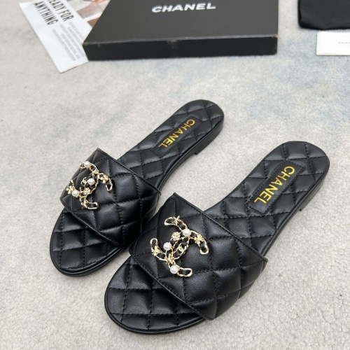 Cheap Chanel Slippers For Women #1225496 Replica Wholesale [$82.00 USD] [ITEM#1225496] on Replica Chanel Slippers