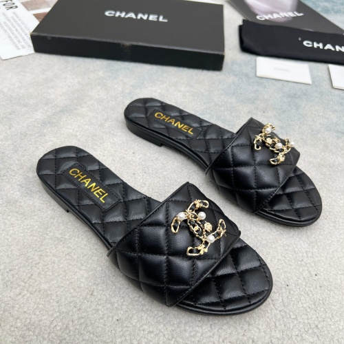 Cheap Chanel Slippers For Women #1225496 Replica Wholesale [$82.00 USD] [ITEM#1225496] on Replica Chanel Slippers