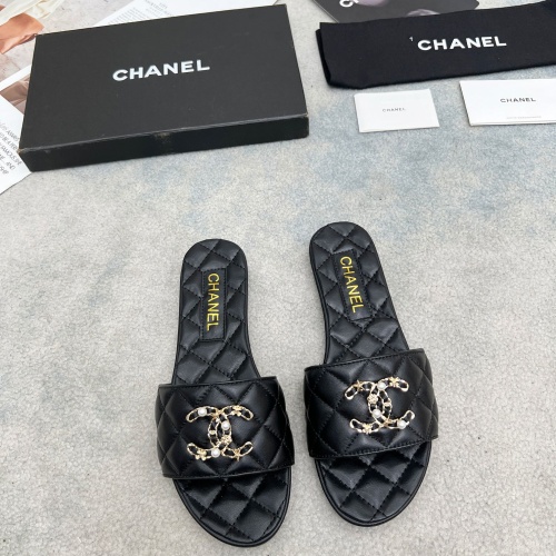 Cheap Chanel Slippers For Women #1225496 Replica Wholesale [$82.00 USD] [ITEM#1225496] on Replica Chanel Slippers