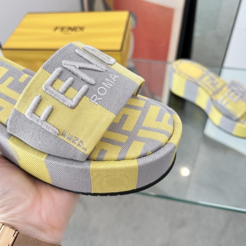 Cheap Fendi Slippers For Women #1225497 Replica Wholesale [$85.00 USD] [ITEM#1225497] on Replica Fendi Slippers