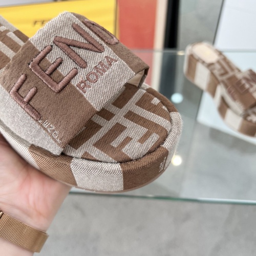 Cheap Fendi Slippers For Women #1225498 Replica Wholesale [$85.00 USD] [ITEM#1225498] on Replica Fendi Slippers