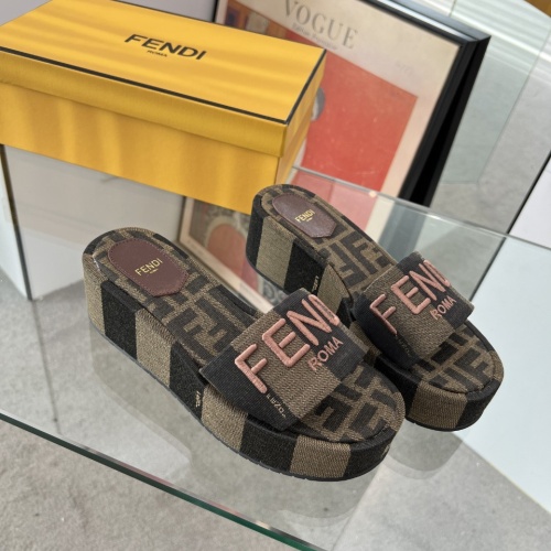 Cheap Fendi Slippers For Women #1225499 Replica Wholesale [$85.00 USD] [ITEM#1225499] on Replica Fendi Slippers