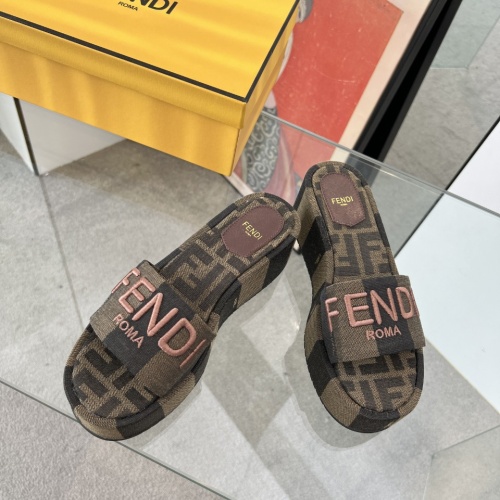 Cheap Fendi Slippers For Women #1225499 Replica Wholesale [$85.00 USD] [ITEM#1225499] on Replica Fendi Slippers