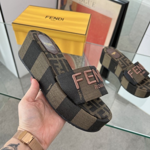 Cheap Fendi Slippers For Women #1225499 Replica Wholesale [$85.00 USD] [ITEM#1225499] on Replica Fendi Slippers