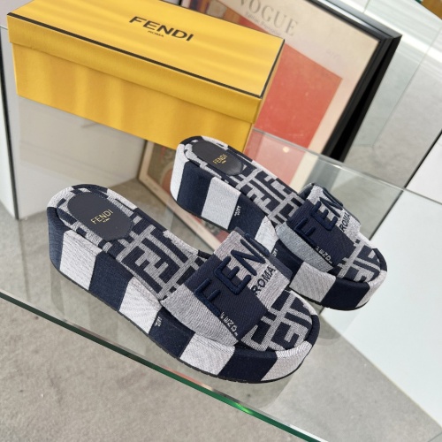 Cheap Fendi Slippers For Women #1225501 Replica Wholesale [$85.00 USD] [ITEM#1225501] on Replica Fendi Slippers