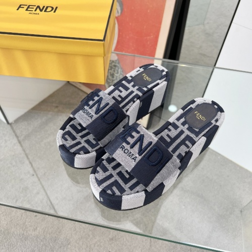 Cheap Fendi Slippers For Women #1225501 Replica Wholesale [$85.00 USD] [ITEM#1225501] on Replica Fendi Slippers