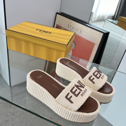 Cheap Fendi Slippers For Women #1225502 Replica Wholesale [$88.00 USD] [ITEM#1225502] on Replica Fendi Slippers