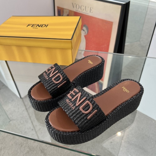 Cheap Fendi Slippers For Women #1225503 Replica Wholesale [$88.00 USD] [ITEM#1225503] on Replica Fendi Slippers