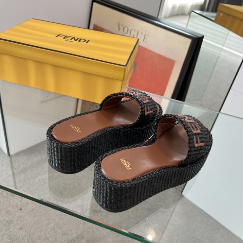 Cheap Fendi Slippers For Women #1225503 Replica Wholesale [$88.00 USD] [ITEM#1225503] on Replica Fendi Slippers