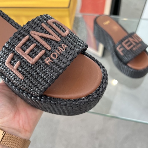 Cheap Fendi Slippers For Women #1225503 Replica Wholesale [$88.00 USD] [ITEM#1225503] on Replica Fendi Slippers