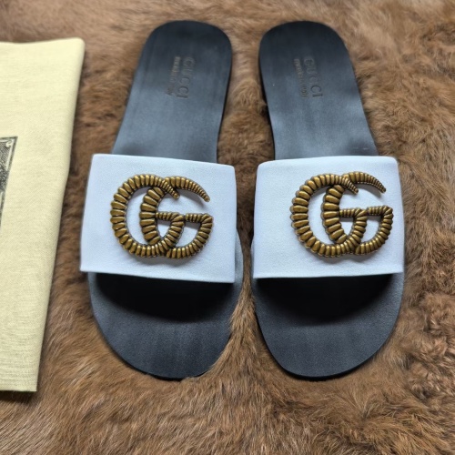 Cheap Gucci Slippers For Women #1225536 Replica Wholesale [$56.00 USD] [ITEM#1225536] on Replica Gucci Slippers