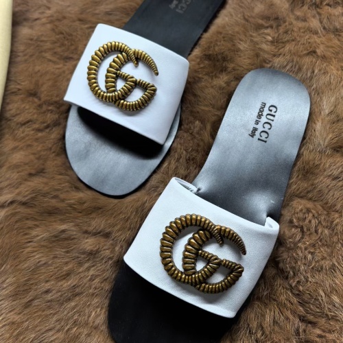 Cheap Gucci Slippers For Women #1225536 Replica Wholesale [$56.00 USD] [ITEM#1225536] on Replica Gucci Slippers