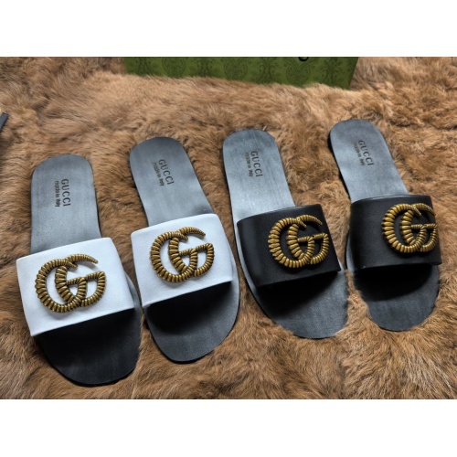 Cheap Gucci Slippers For Women #1225536 Replica Wholesale [$56.00 USD] [ITEM#1225536] on Replica Gucci Slippers