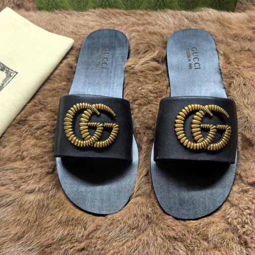 Cheap Gucci Slippers For Women #1225537 Replica Wholesale [$56.00 USD] [ITEM#1225537] on Replica Gucci Slippers