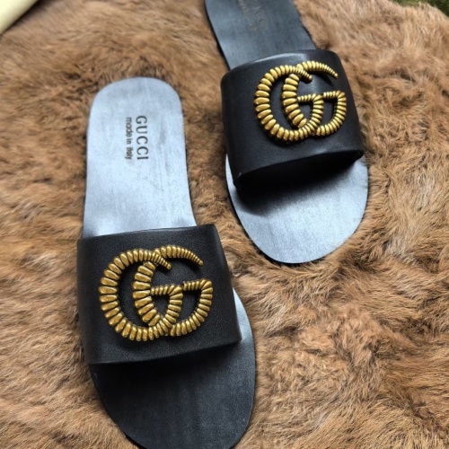 Cheap Gucci Slippers For Women #1225537 Replica Wholesale [$56.00 USD] [ITEM#1225537] on Replica Gucci Slippers