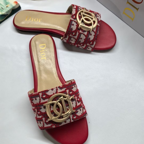 Cheap Christian Dior Slippers For Women #1225541 Replica Wholesale [$68.00 USD] [ITEM#1225541] on Replica Christian Dior Slippers