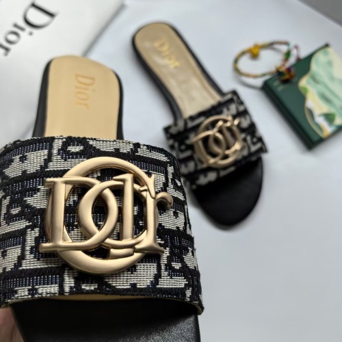 Cheap Christian Dior Slippers For Women #1225543 Replica Wholesale [$68.00 USD] [ITEM#1225543] on Replica Christian Dior Slippers