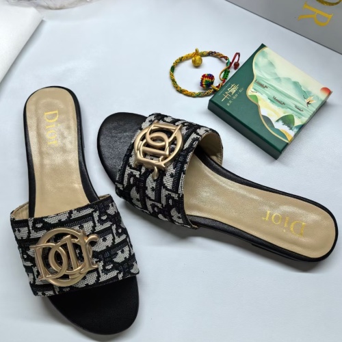 Cheap Christian Dior Slippers For Women #1225543 Replica Wholesale [$68.00 USD] [ITEM#1225543] on Replica Christian Dior Slippers