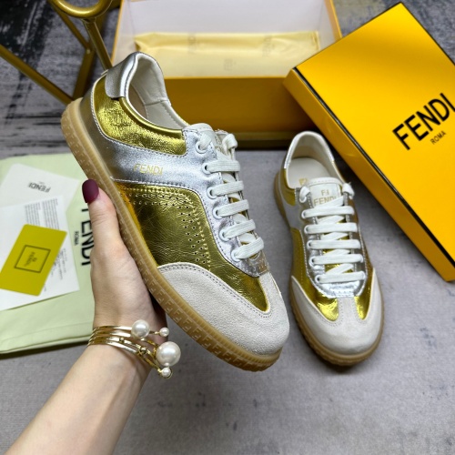 Cheap Fendi Casual Shoes For Women #1225560 Replica Wholesale [$92.00 USD] [ITEM#1225560] on Replica Fendi Casual Shoes