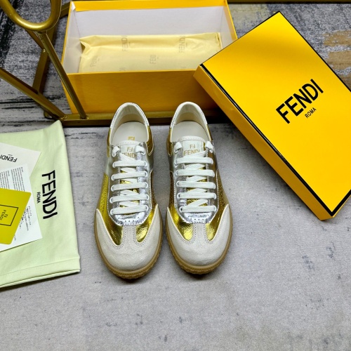 Cheap Fendi Casual Shoes For Women #1225560 Replica Wholesale [$92.00 USD] [ITEM#1225560] on Replica Fendi Casual Shoes