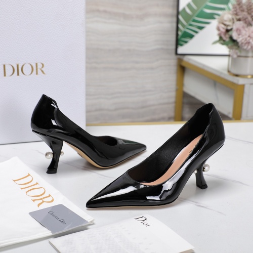 Cheap Christian Dior High-Heeled Shoes For Women #1225576 Replica Wholesale [$112.00 USD] [ITEM#1225576] on Replica Christian Dior High-Heeled Shoes