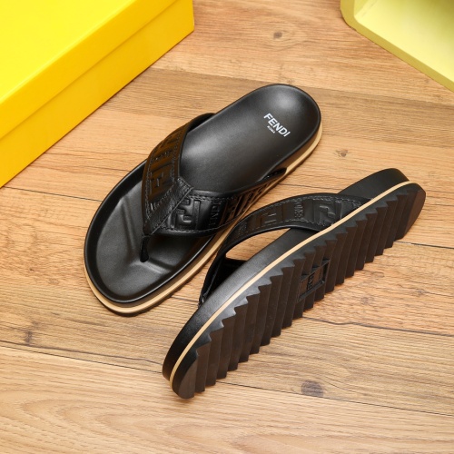 Cheap Fendi Slippers For Men #1225625 Replica Wholesale [$56.00 USD] [ITEM#1225625] on Replica Fendi Slippers