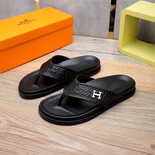 Cheap Hermes Slippers For Men #1225628 Replica Wholesale [$56.00 USD] [ITEM#1225628] on Replica Hermes Slippers