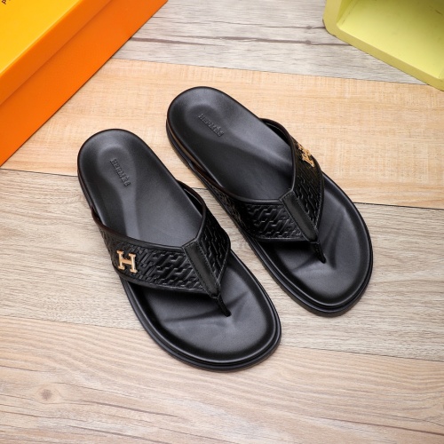 Cheap Hermes Slippers For Men #1225628 Replica Wholesale [$56.00 USD] [ITEM#1225628] on Replica Hermes Slippers