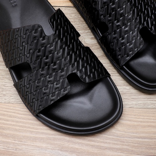 Cheap Hermes Slippers For Men #1225630 Replica Wholesale [$56.00 USD] [ITEM#1225630] on Replica Hermes Slippers