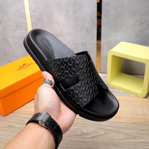 Cheap Hermes Slippers For Men #1225630 Replica Wholesale [$56.00 USD] [ITEM#1225630] on Replica Hermes Slippers