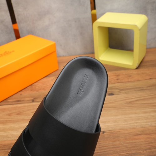 Cheap Hermes Slippers For Men #1225631 Replica Wholesale [$56.00 USD] [ITEM#1225631] on Replica Hermes Slippers