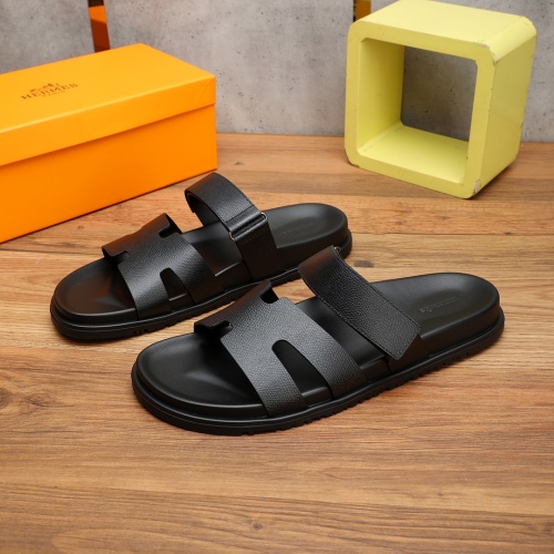 Cheap Hermes Slippers For Men #1225632 Replica Wholesale [$56.00 USD] [ITEM#1225632] on Replica Hermes Slippers